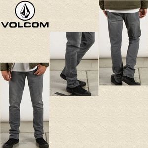 Volcom Vorta Slim Fit Powder Grey Jeans